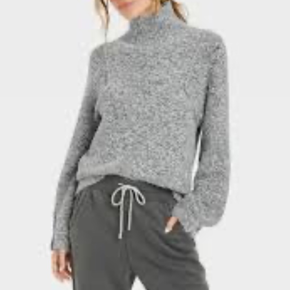 Madewell Turtleneck Sweater  Gray S
